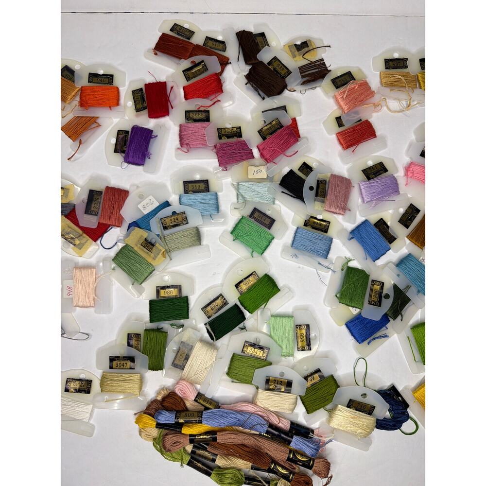 72 Skeins Embroidery Floss Thread DMC Cards Craft DIY Needlepoint Cross Stitch - Picture 7 of 10